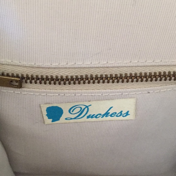 Vintage Grey Duchess Purse with Top Handle - Picture 6 of 11